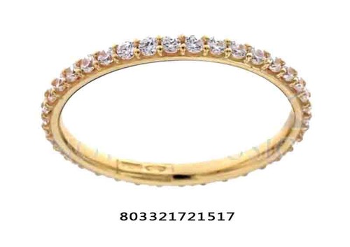 Anello fedina eternity oro - anello,