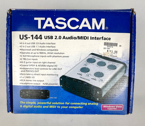 Tascam 144 usb 0 - us-144, 2.0
