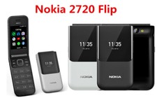 Telefono originale Nokia 2720 Flip (2019) 4G LTE Dual SIM KaiOS sbloccato NUOVO