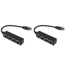 2 Pezzi Sdoppiatore di Rete 4