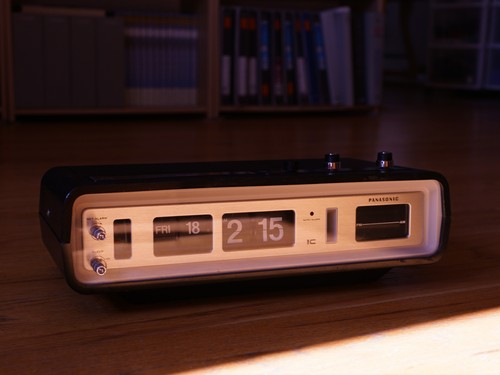 Panasonic flip clock - panasonic, dator