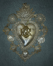 Ex voto vintage cuore sacro