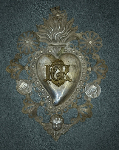 Voto vintage cuore - ex,