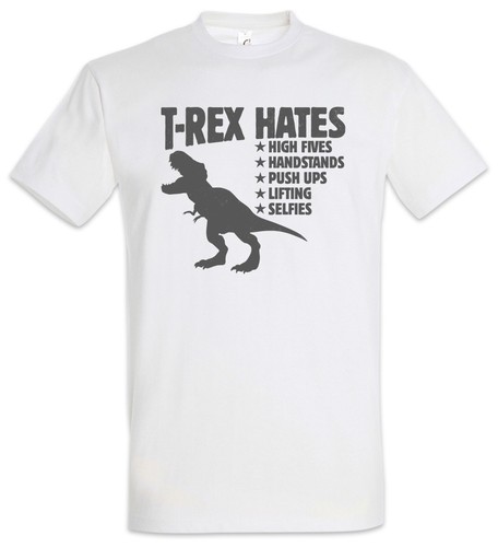 Rex hates shirt - t-rex, t-shirt