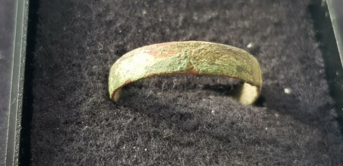 Raro anello rame medievale