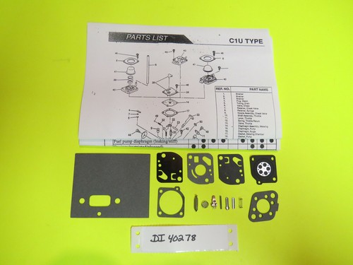 Kit carburatore mcculloch - kit,