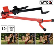 Spaccalegna meccanico legna da ardere spaccalegna 1,2T piede sdraiato fino a 430mm