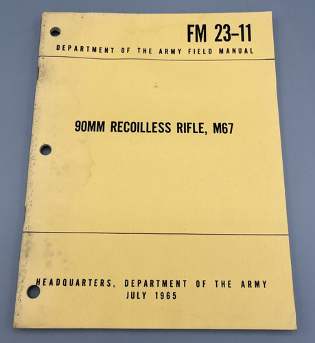Fucile senza rinculo manuale