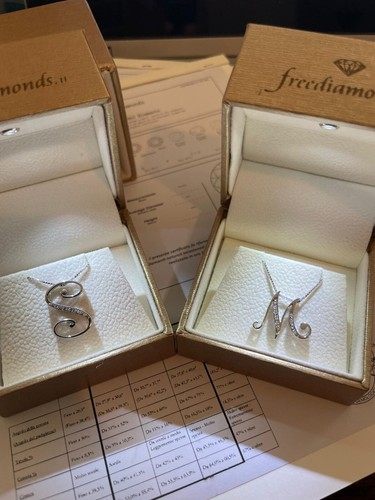 Collana girocollo iniziale - iniziale, oro
