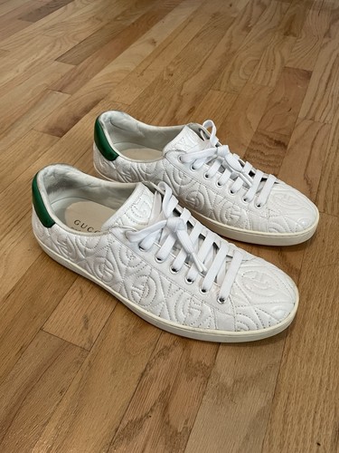 Gucci ace rhombus sneakers - gucci,