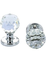 Pomello mortaio in cristallo