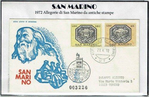 San marino 1972 allegorie - 1972,