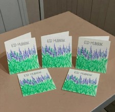 Confezione 5 Carte Acquerello