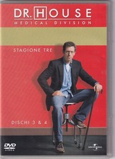 DR. HOUSE MEDICAL DVISION STAGIONE TRE DISCHI 3 E 4 DVD 8 Ep Hugh Laurie M08685