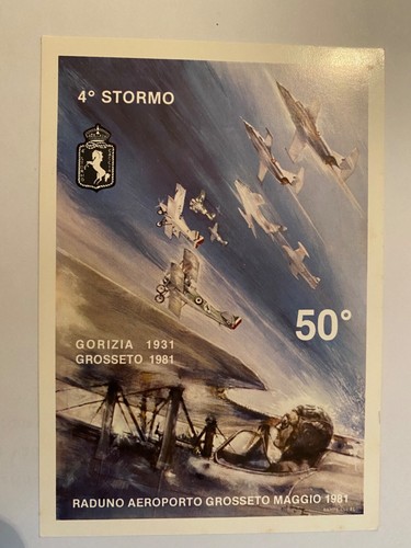 Cartolina stormo aviazione - 4°,