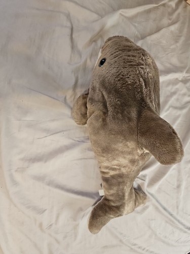 Peluche delfino grigio gigante