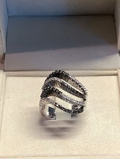 Anello Brillanti Bianchi e