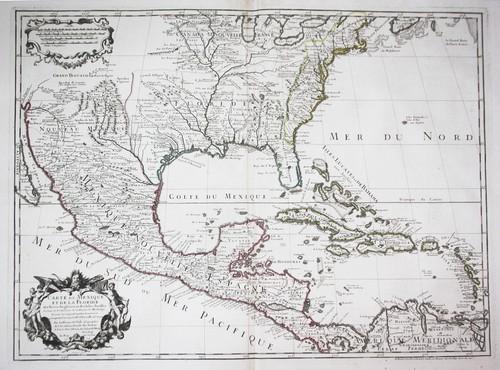 Mappa del caribe centro - mappa,