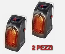 2X STUFA ELETTRICA Riscaldamento Stufetta  BASSO CONSUMO Portatile Ufficio  Casa