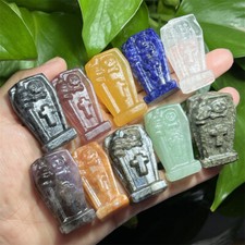 10 pezzi statuine teschio