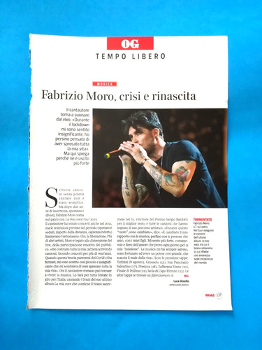 Ritaglio giornale fabrizio - giornale,