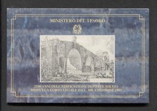 MONETA - 1991 - 2100 Anni Edificazione di Ponte Milvio - L. 500 - (3112)