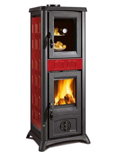 Stufa legna con forno - stufa, a