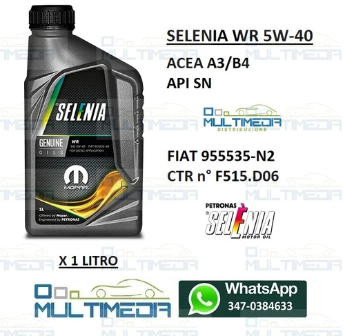 Litro olio motore selenia - litro,