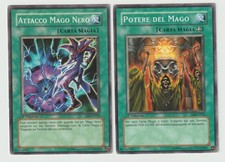 Yu Gi Oh - ATTACCO MAGO NERO + POTERE DEL MAGO - SD6 1à Edizione (Exc-)