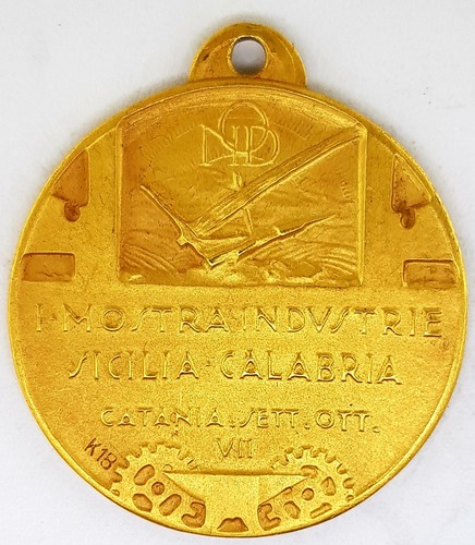 Ond catania 1929 medaglia - ,