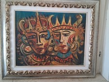 Gustavo Boldrini, olio su