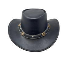 Cappello in pelle western