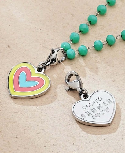Collana cuore colorato - cuore,