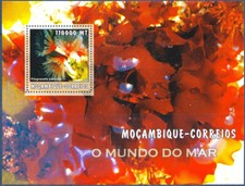 Mozambico 2002 Coralli,Marina,Natura,Fauna Selvatica,Conservazione,m/s MNH