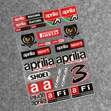Adesivo carena decalcomania moto riflettente per Aprilia Racing RS RSV Tuono SR50
