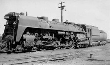 0B510 RP anni 50? FERROVIA NAZIONALE CANADESE 4-8-4 LOCO #6128