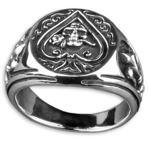 Sigillo anello pik teschio - sigillo,