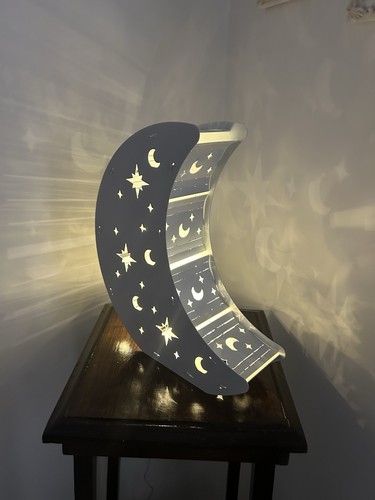 Lanterna mezza luna led - mezza,
