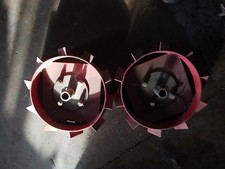 Coppia Ruote In Ferro Motozappa