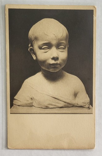 Cartolina statua busto di - cartolina...,