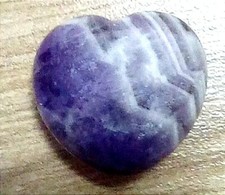 Cuore ametista bande cm.5*5