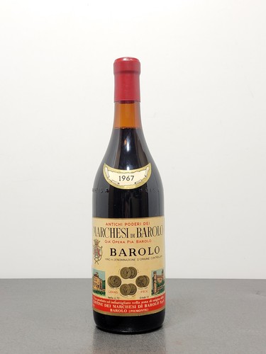 Barolo marchesi 1967 gia opera - marchesi,