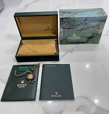 Rolex Datejust scatola 100% originale vintage COMPLETA libretti ed etichette set pulito