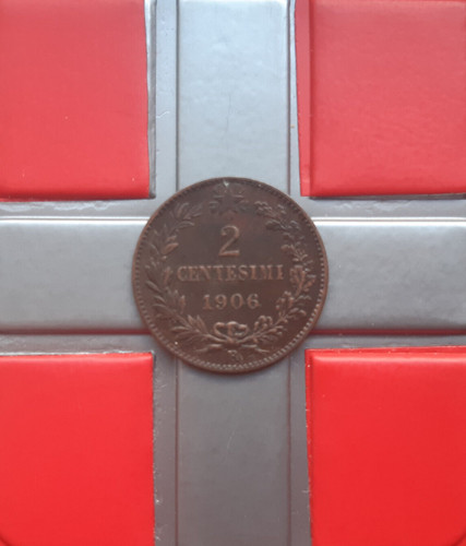 2 centesimi 1906 r - ,