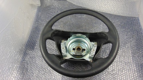 Volante sterzo pelle nera - volante,