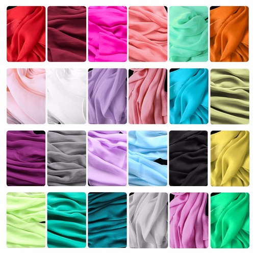 Tessuto metraggio chiffon - a,