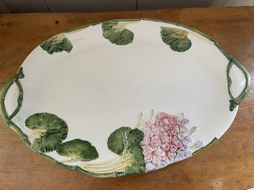 Vintage majolica bassano - majolica,