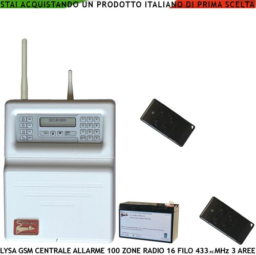 Centrale allarme wireless - centrale,