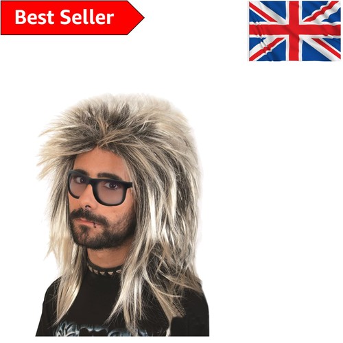 Parrucca funky afro rocker - parrucca,