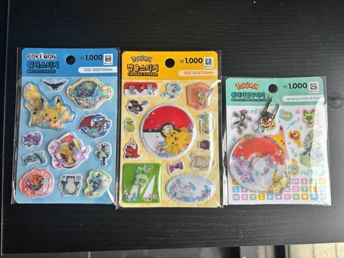 Set adesivi acqua pokémon - set,